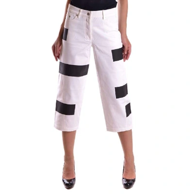 Shop Kenzo Women's White Cotton Pants