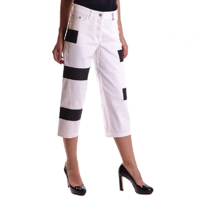 Shop Kenzo Women's White Cotton Pants