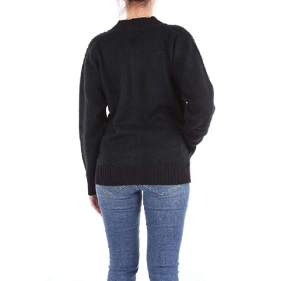 Shop Altea Black Wool Sweater
