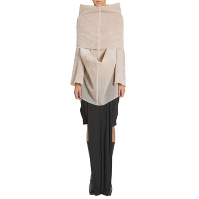 Shop Rick Owens Women's Beige Silk Jumper