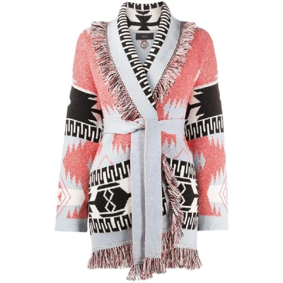 Shop Alanui Multicolor Cashmere Cardigan