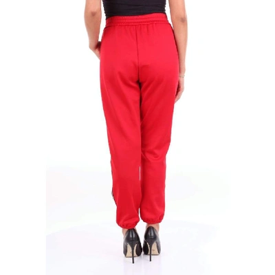 Shop Pinko Red Polyester Joggers