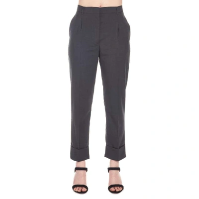 Shop Prada Women's Grey Wool Pants