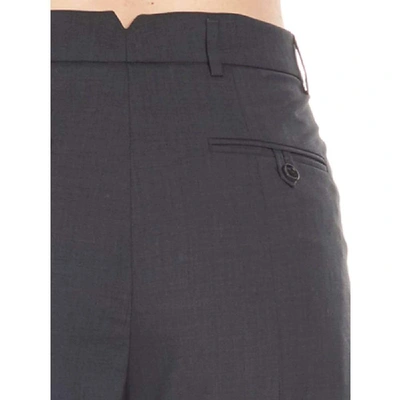 Shop Prada Women's Grey Wool Pants