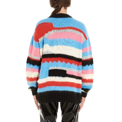 Shop Msgm Women's Multicolor Polyester Sweater