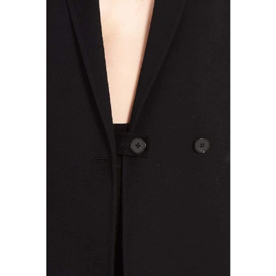 Shop Jil Sander Black Cashmere Coat