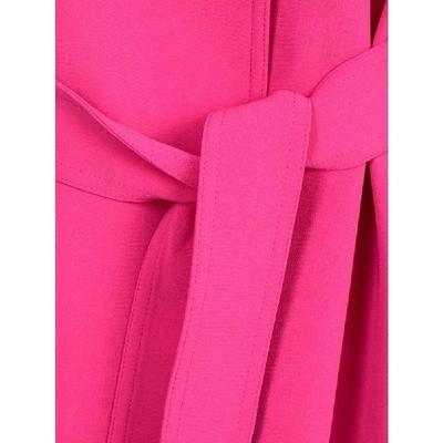 Shop Theory Fuchsia Cotton Trench Coat