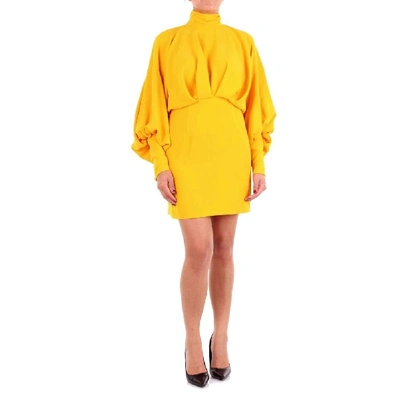 Shop Lucille Yellow Polyester Dress