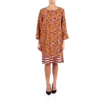 Shop Altea Women's Beige Viscose Dress