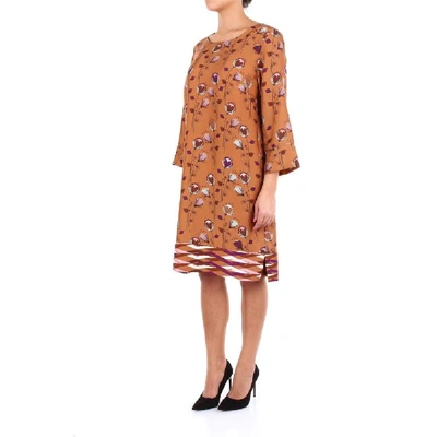 Shop Altea Women's Beige Viscose Dress