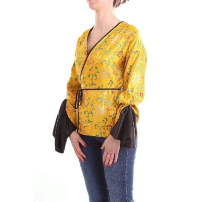Shop Act N°1 Yellow Polyester Cardigan