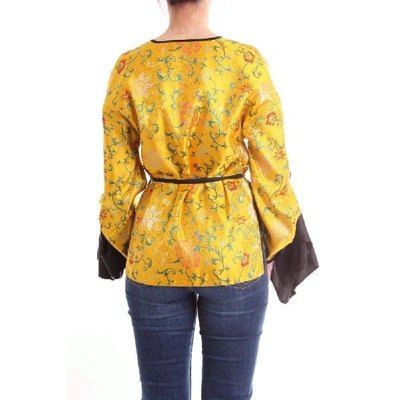 Shop Act N°1 Yellow Polyester Cardigan