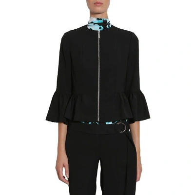 Shop Michael Michael Kors Michael Kors Women's Black Polyester Jacket
