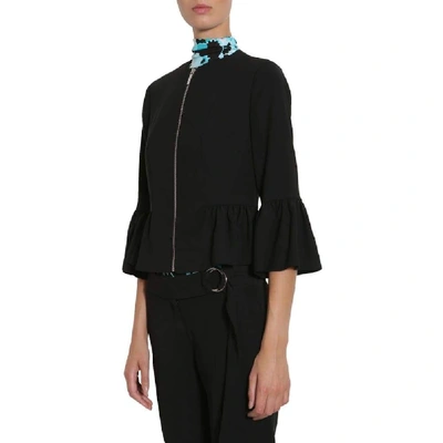 Shop Michael Michael Kors Michael Kors Women's Black Polyester Jacket