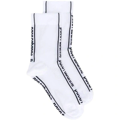 Shop Rabanne White Other Materials Socks