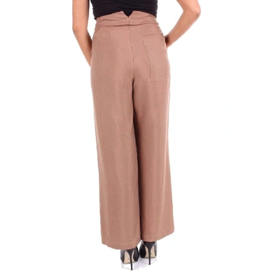 Shop Alysi Women's Pink Viscose Pants