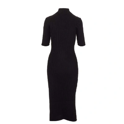 Shop Balenciaga Women's Black Viscose Dress