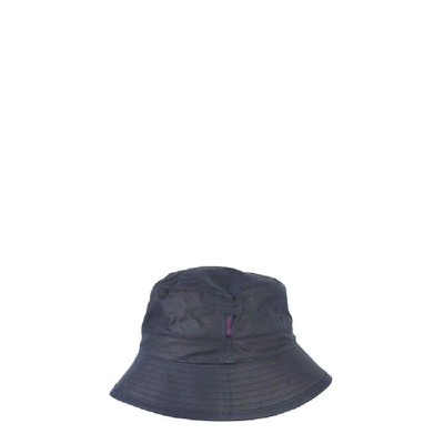 Shop Barbour Blue Cotton Hat