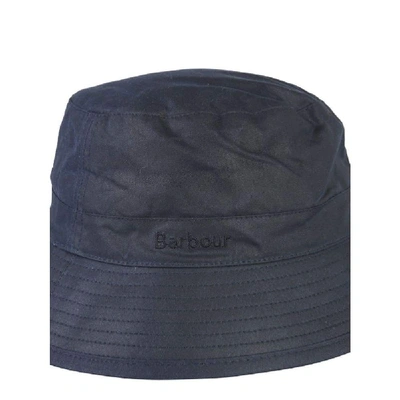 Shop Barbour Blue Cotton Hat