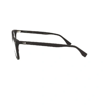 Shop Fendi Black Acetate Glasses