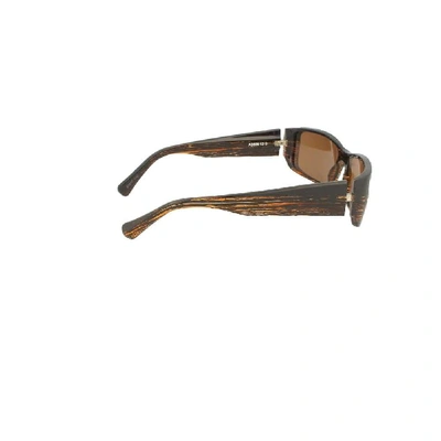 Shop Alain Mikli Men's Brown Acetate Sunglasses