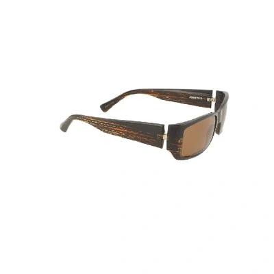 Shop Alain Mikli Men's Brown Acetate Sunglasses