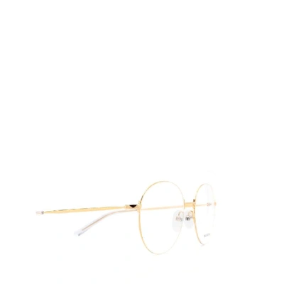 Shop Balenciaga Men's Gold Metal Glasses