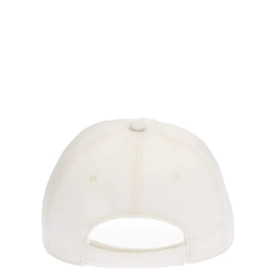 Shop Versace White Cotton Hat