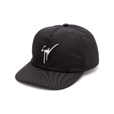 Shop Giuseppe Zanotti Design Black Hat