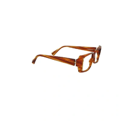 Shop Alain Mikli Men's Brown Acetate Glasses