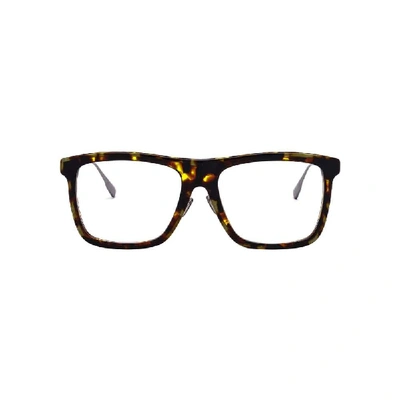 Shop Dior O1epzyell Brown Acetate Glasses