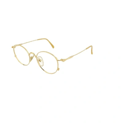 Shop Jean Paul Gaultier Men's Gold Metal Glasses