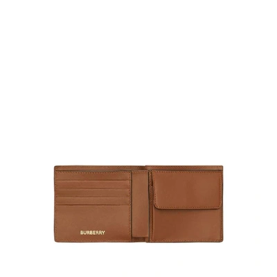 Shop Burberry Men's Brown Leather Wallet