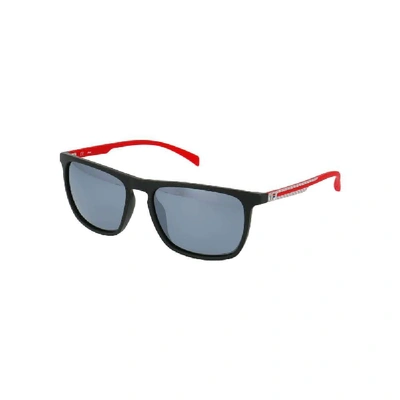 Shop Fila Black Acetate Sunglasses
