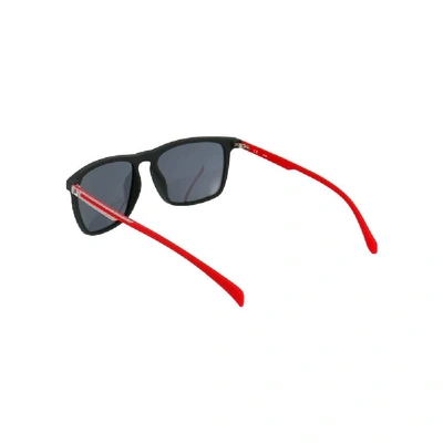 Shop Fila Black Acetate Sunglasses