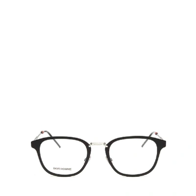 Shop Dior 0232003 Black Acetate Glasses