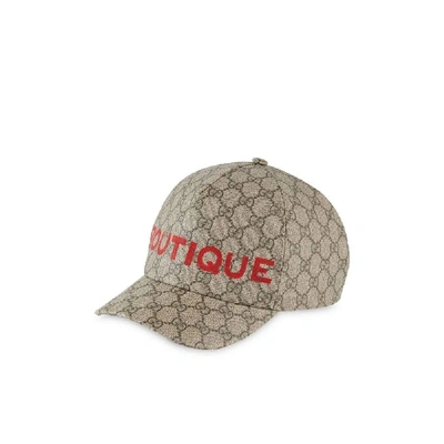 Shop Gucci Beige Cotton Hat