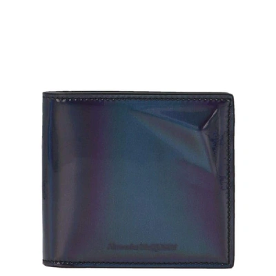 Shop Alexander Mcqueen Men's Black Leather Wallet