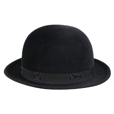 Shop Anthony Peto Men's Black Wool Hat