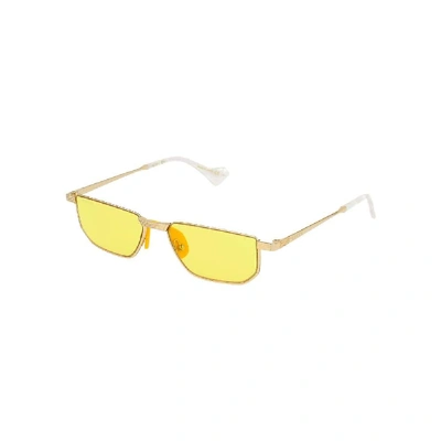 Shop Gucci Men's Gold Metal Sunglasses