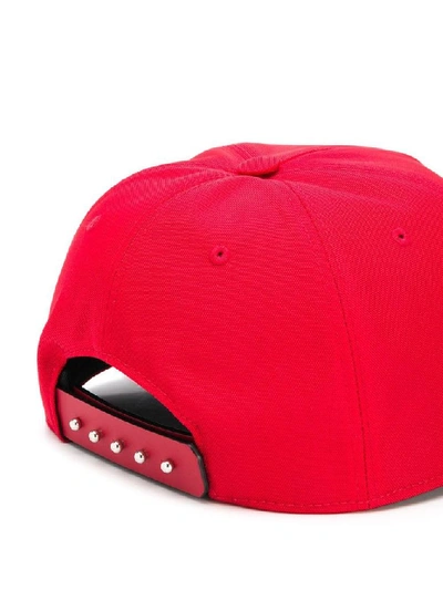 Shop Giuseppe Zanotti Red Polyester Hat