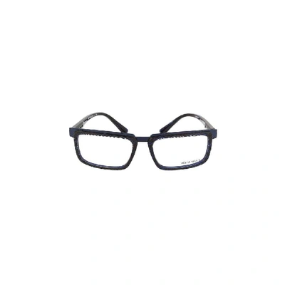 Shop Alain Mikli Men's Blue Acetate Glasses