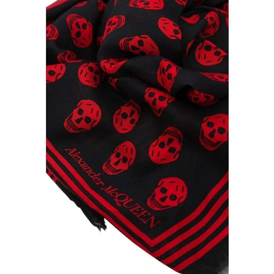 Shop Alexander Mcqueen Black Modal Scarf