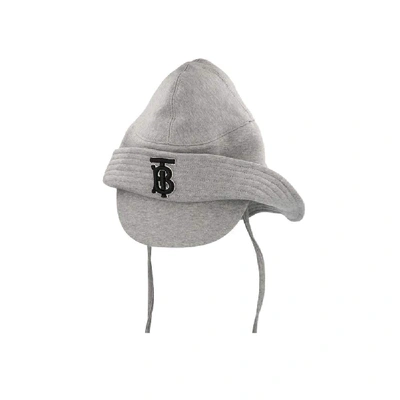 Shop Burberry Men's Grey Cotton Hat
