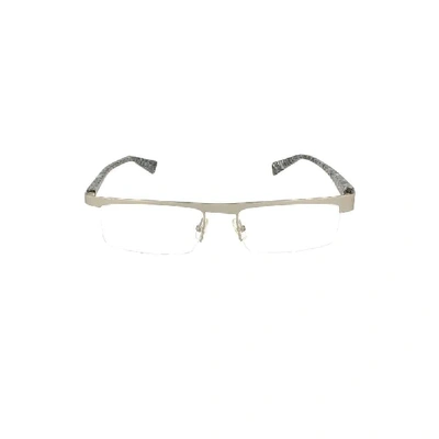 Shop Alain Mikli Men's Grey Metal Glasses