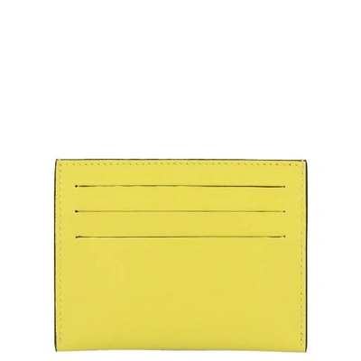 Shop Givenchy Men's Yellow Leather Card Holder