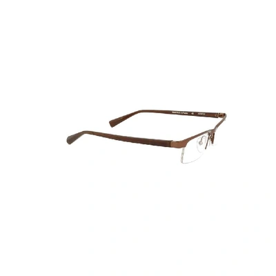 Shop Alain Mikli Men's Brown Metal Glasses