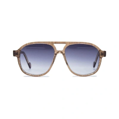 Shop Leqarant Blue Other Materials Sunglasses