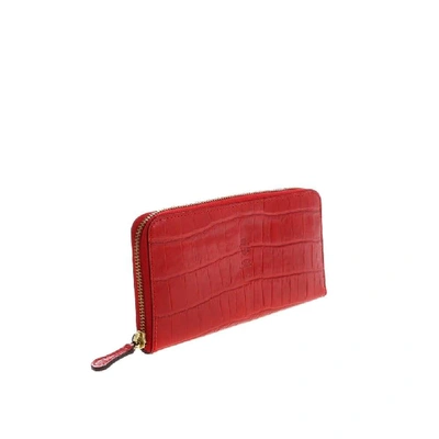 Shop Felisi Red Leather Wallet