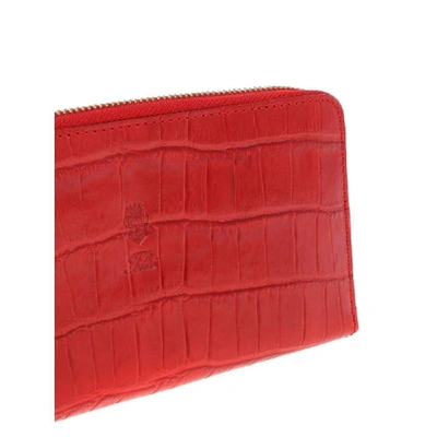 Shop Felisi Red Leather Wallet